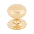 From The Anvil - Polished Brass Mushroom Cabinet Knob 38mm | Sku. 83877 | Trade Door Handles.