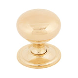 From The Anvil - Polished Brass Mushroom Cabinet Knob 38mm | Sku. 83877 | Trade Door Handles.