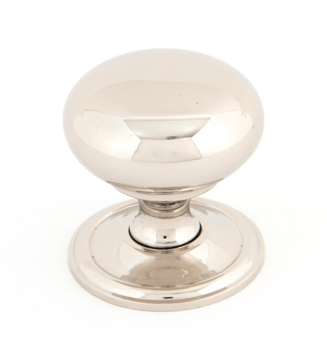 From The Anvil - Polished Nickel Mushroom Cabinet Knob 38mm | Sku. 83878 | Trade Door Handles.