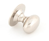 From The Anvil - Polished Nickel Oval Cabinet Knob 40mm | Sku. 83880 | Trade Door Handles.