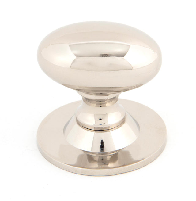 From The Anvil - Polished Nickel Oval Cabinet Knob 40mm | Sku. 83880 | Trade Door Handles.