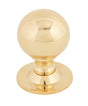 From The Anvil - Polished Brass Ball Cabinet Knob 39mm | Sku. 83881 | Trade Door Handles.