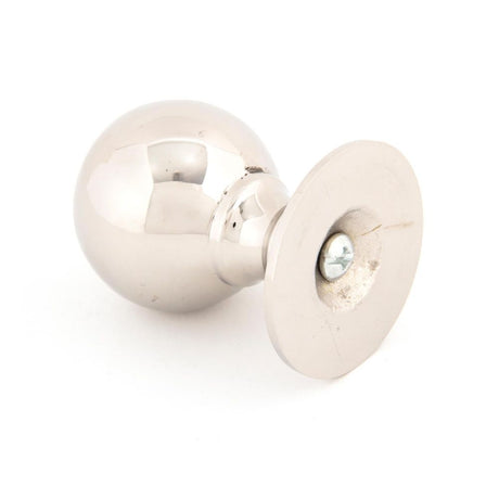 From The Anvil - Polished Nickel Ball Cabinet Knob 39mm | Sku. 83882 | Trade Door Handles.