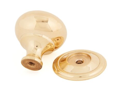 From The Anvil - Polished Brass Mushroom Cabinet Knob 32mm | Sku. 83883 | Trade Door Handles.