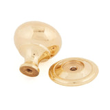 From The Anvil - Polished Brass Mushroom Cabinet Knob 32mm | Sku. 83883 | Trade Door Handles.