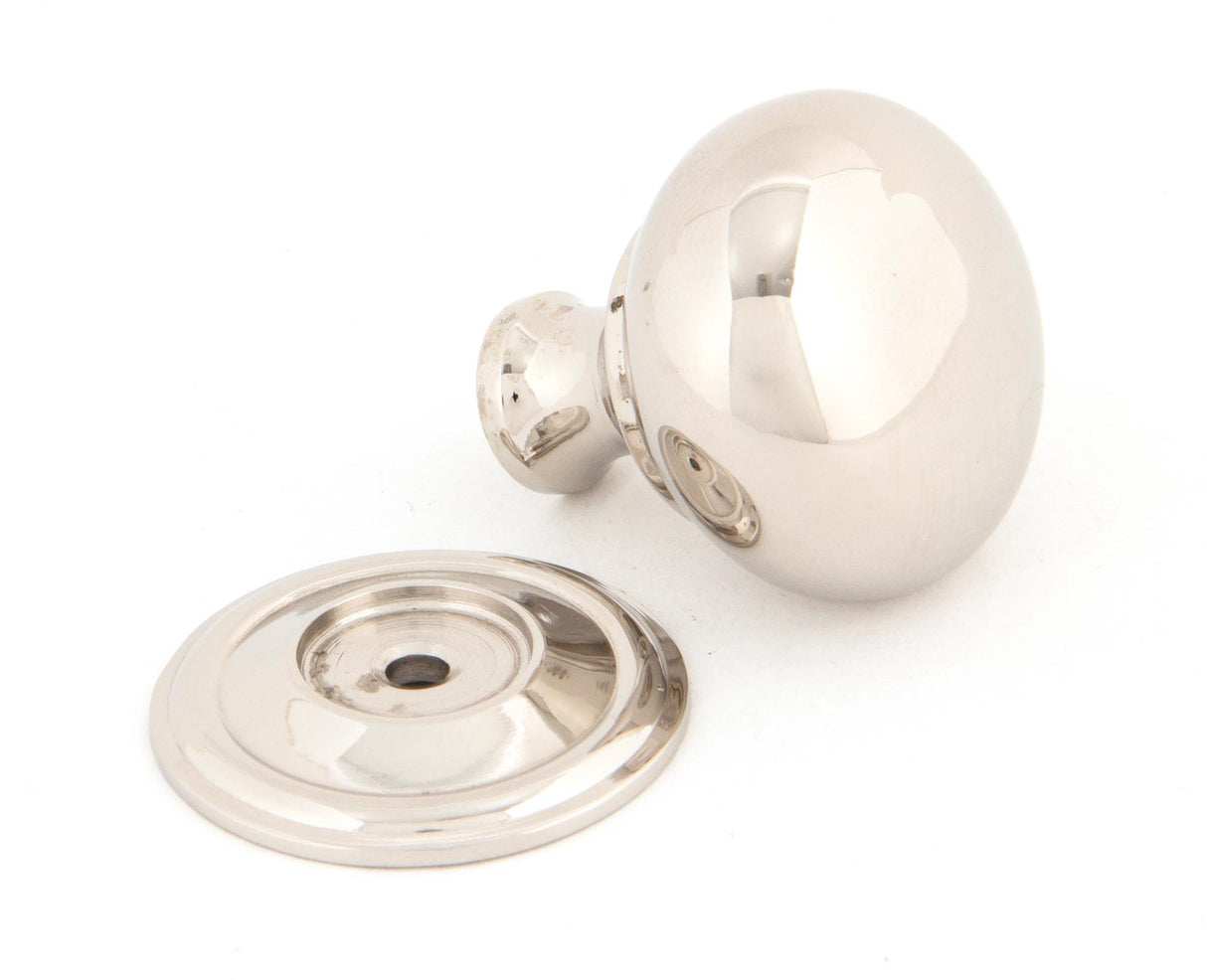 From The Anvil - Polished Nickel Mushroom Cabinet Knob 32mm | Sku. 83884 | Trade Door Handles.