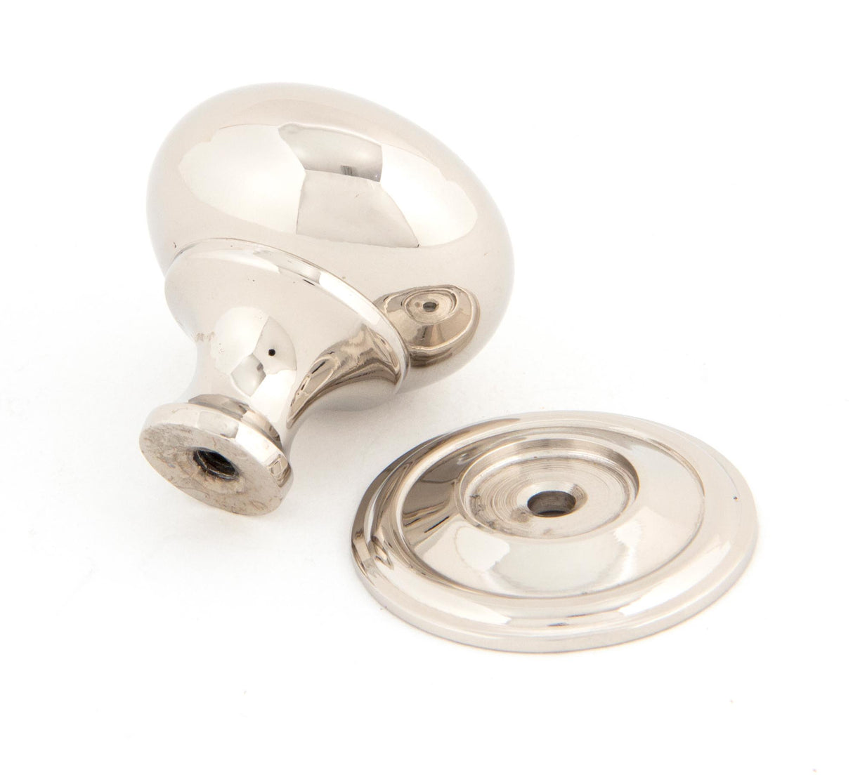 From The Anvil - Polished Nickel Mushroom Cabinet Knob 32mm | Sku. 83884 | Trade Door Handles.