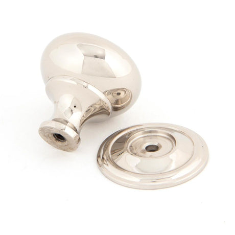 From The Anvil - Polished Nickel Mushroom Cabinet Knob 32mm | Sku. 83884 | Trade Door Handles.