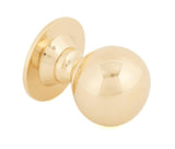 From The Anvil - Polished Brass Ball Cabinet Knob 31mm | Sku. 83887 | Trade Door Handles.