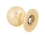 From The Anvil - Polished Brass Ball Cabinet Knob 31mm | Sku. 83887 | Trade Door Handles.