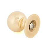 From The Anvil - Polished Brass Ball Cabinet Knob 31mm | Sku. 83887 | Trade Door Handles.