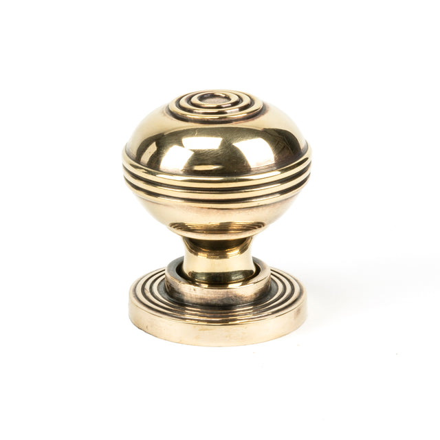 From The Anvil - Aged Brass Prestbury Cabinet Knob 32mm | Sku. 83895 | Trade Door Handles.