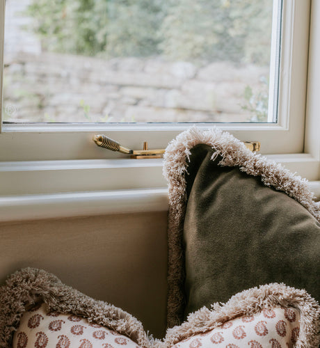 From The Anvil - Aged Brass 10" Reeded Stay | Sku. 83901 | Trade Door Handles.