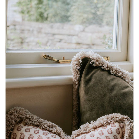 From The Anvil - Aged Brass 10" Reeded Stay | Sku. 83901 | Trade Door Handles.