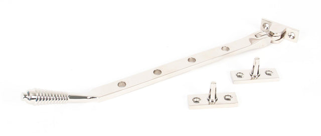 From The Anvil - Polished Nickel 10" Reeded Stay | Sku. 83902 | Trade Door Handles.