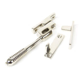 From The Anvil - Polished Nickel Night-Vent Locking Reeded Fastener | Sku. 83912 | Trade Door Handles.