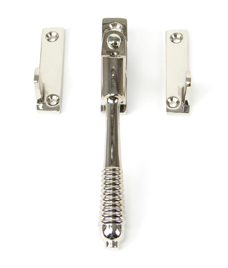 From The Anvil - Polished Nickel Night-Vent Locking Reeded Fastener | Sku. 83912 | Trade Door Handles.