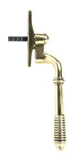 From The Anvil - Aged Brass Reeded Espag - LH | Sku. 83913 | Trade Door Handles.