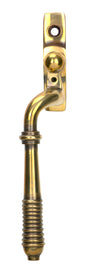 From The Anvil - Aged Brass Reeded Espag - LH | Sku. 83913 | Trade Door Handles.