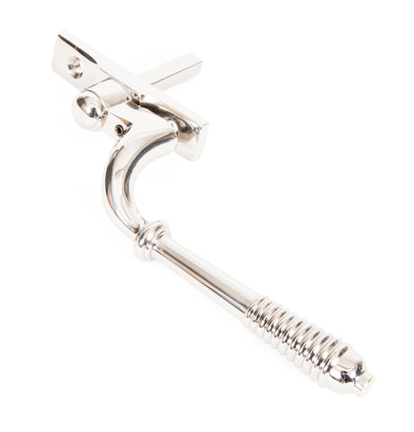 From The Anvil - Polished Nickel Reeded Espag - LH | Sku. 83914 | Trade Door Handles.