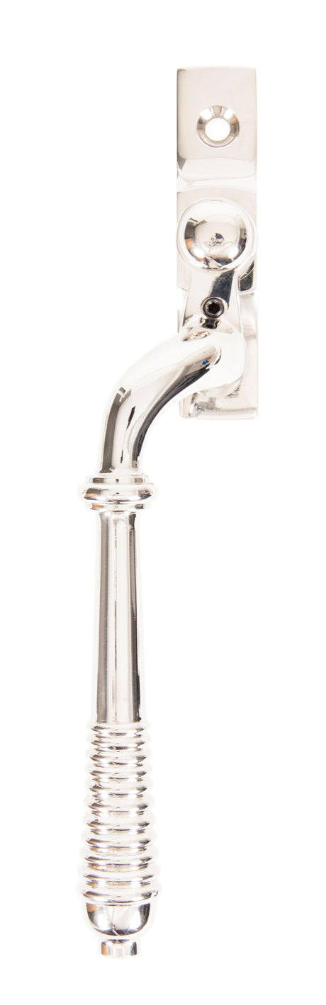 From The Anvil - Polished Nickel Reeded Espag - LH | Sku. 83914 | Trade Door Handles.