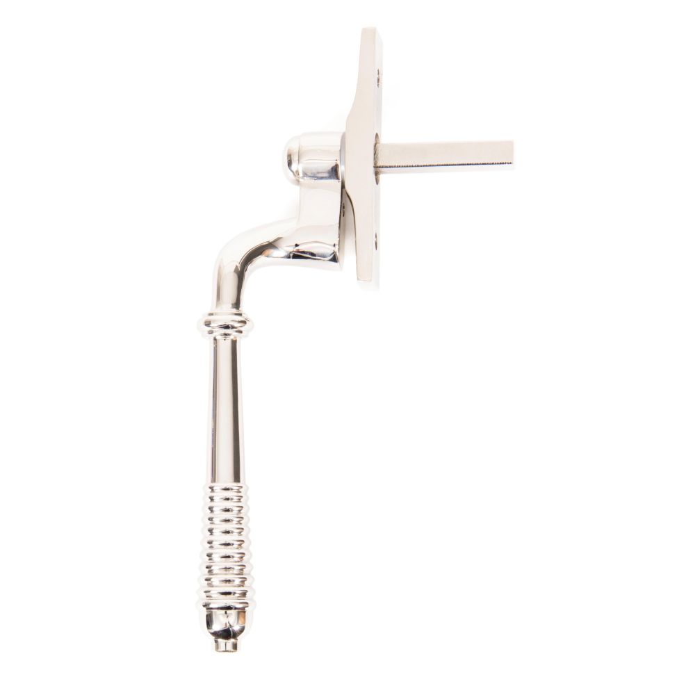 From The Anvil - Polished Nickel Reeded Espag - RH | Sku. 83916 | Trade Door Handles.