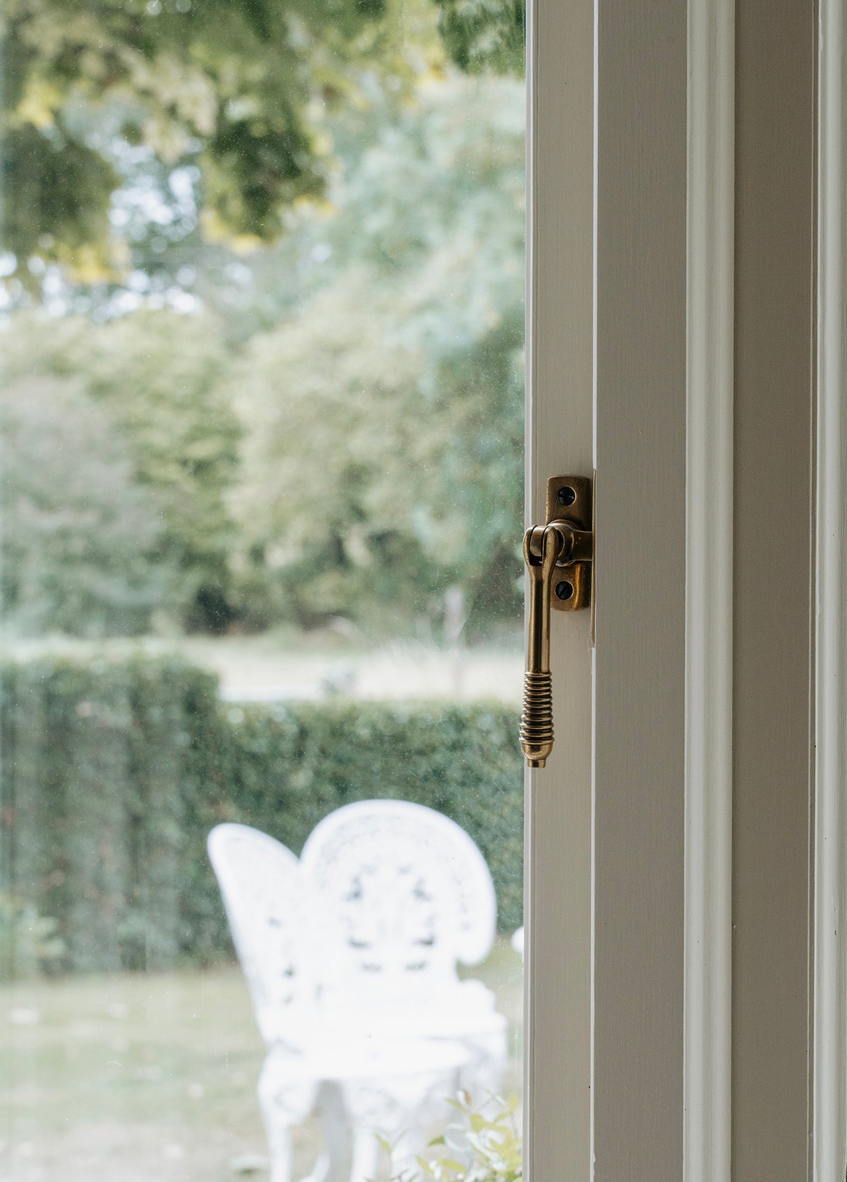 From The Anvil - Aged Brass Locking Reeded Fastener | Sku. 83917 | Trade Door Handles.