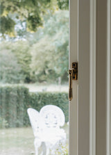 From The Anvil - Aged Brass Locking Reeded Fastener | Sku. 83917 | Trade Door Handles.