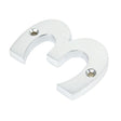 From The Anvil - Satin Chrome Numeral 3 | Sku. 83923 | Trade Door Handles.