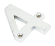 From The Anvil - Satin Chrome Numeral 4 | Sku. 83924 | Trade Door Handles.