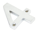 From The Anvil - Satin Chrome Numeral 4 | Sku. 83924 | Trade Door Handles.