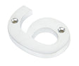 From The Anvil - Satin Chrome Numeral 6 | Sku. 83926 | Trade Door Handles.