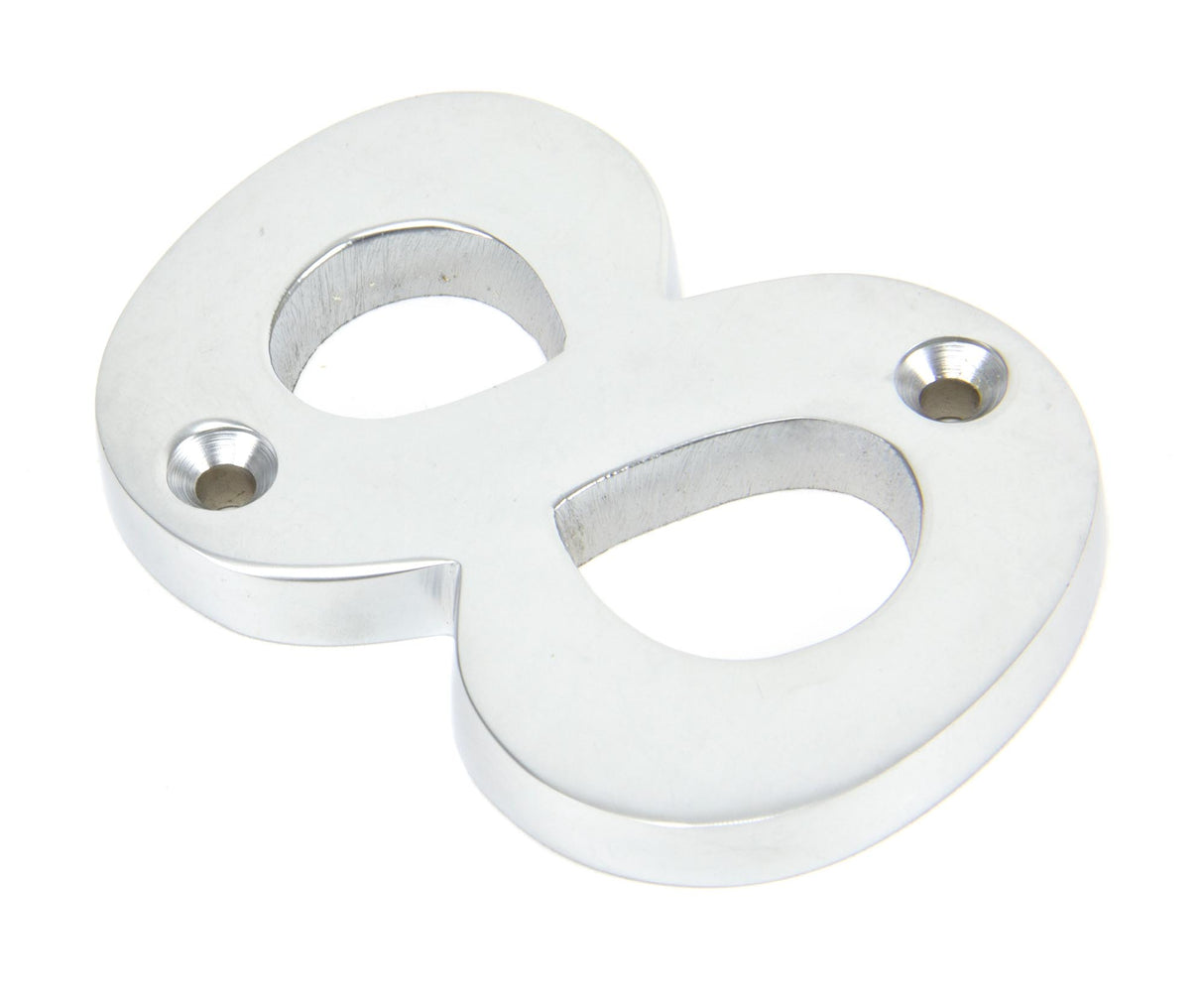 From The Anvil - Satin Chrome Numeral 8 | Sku. 83928 | Trade Door Handles.