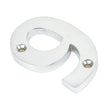 From The Anvil - Satin Chrome Numeral 9 | Sku. 83929 | Trade Door Handles.