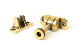 From The Anvil - Aged Brass Brompton Brighton Fastener (Radiused) | Sku. 83930 | Trade Door Handles.