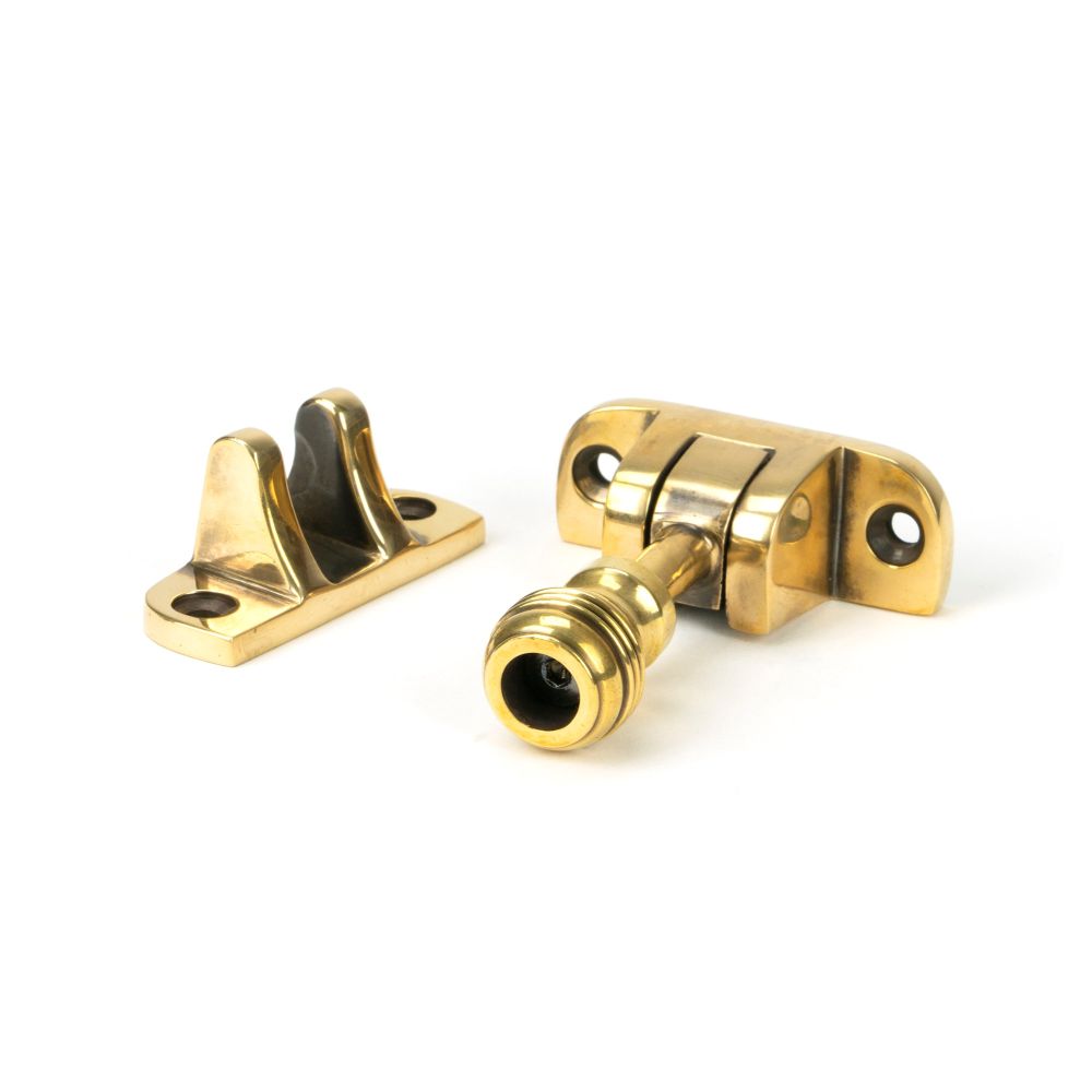 From The Anvil - Aged Brass Prestbury Brighton Fastener (Radiused) | Sku. 83931 | Trade Door Handles.