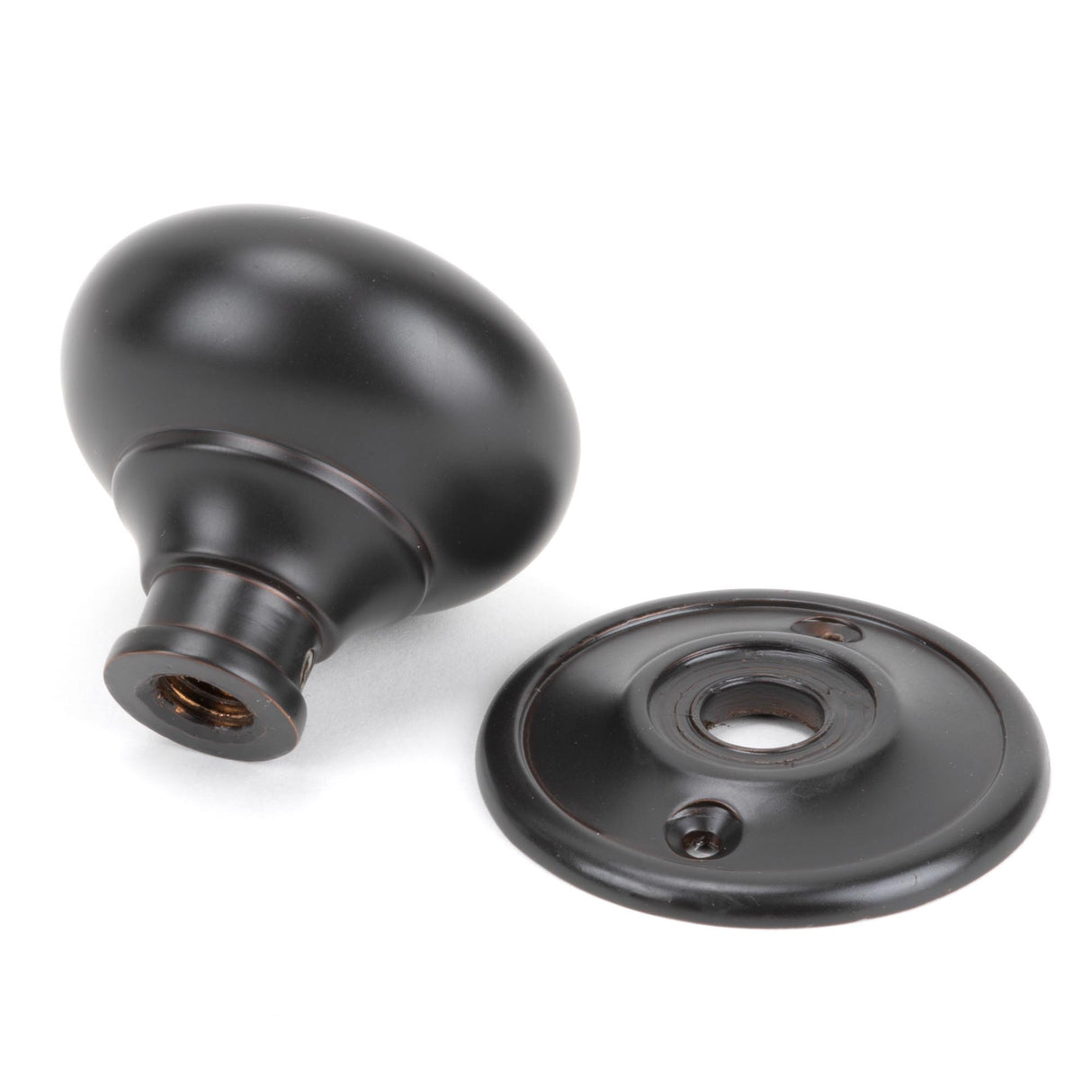 From The Anvil - Aged Bronze Mushroom Mortice/Rim Knob Set | Sku. 83944 | Trade Door Handles.