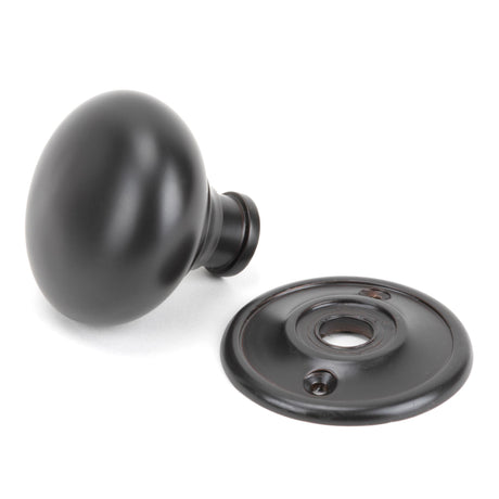 From The Anvil - Aged Bronze Mushroom Mortice/Rim Knob Set | Sku. 83944 | Trade Door Handles.