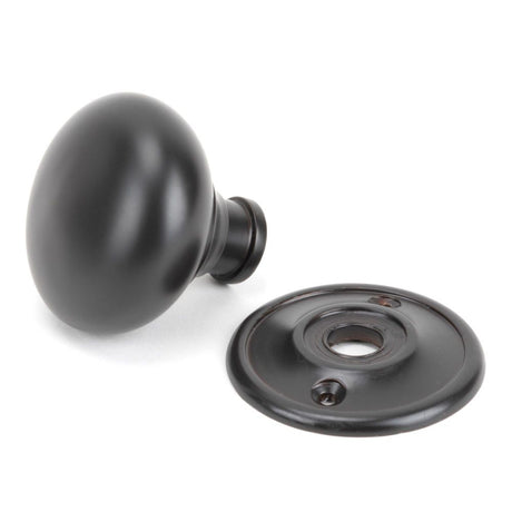 From The Anvil - Aged Bronze Mushroom Mortice/Rim Knob Set | Sku. 83944 | Trade Door Handles.