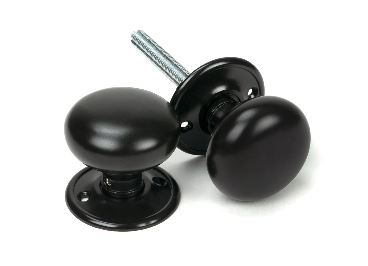 From The Anvil - Aged Bronze Mushroom Mortice/Rim Knob Set | Sku. 83944 | Trade Door Handles.