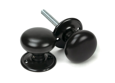 From The Anvil - Aged Bronze Mushroom Mortice/Rim Knob Set | Sku. 83944 | Trade Door Handles.