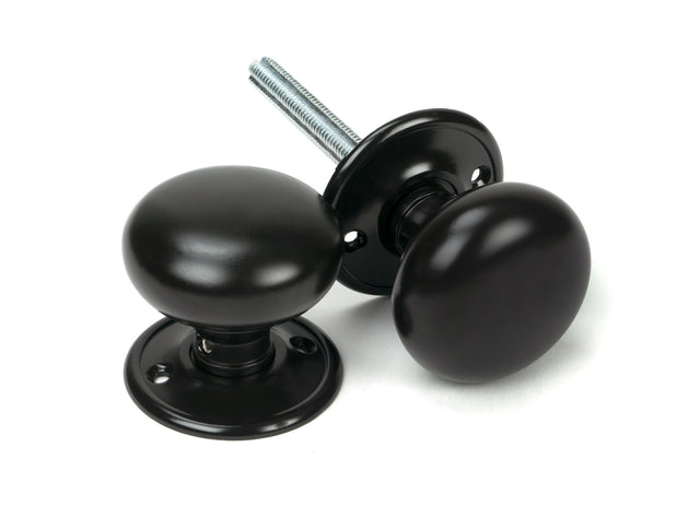 From The Anvil - Aged Bronze Mushroom Mortice/Rim Knob Set | Sku. 83944 | Trade Door Handles.