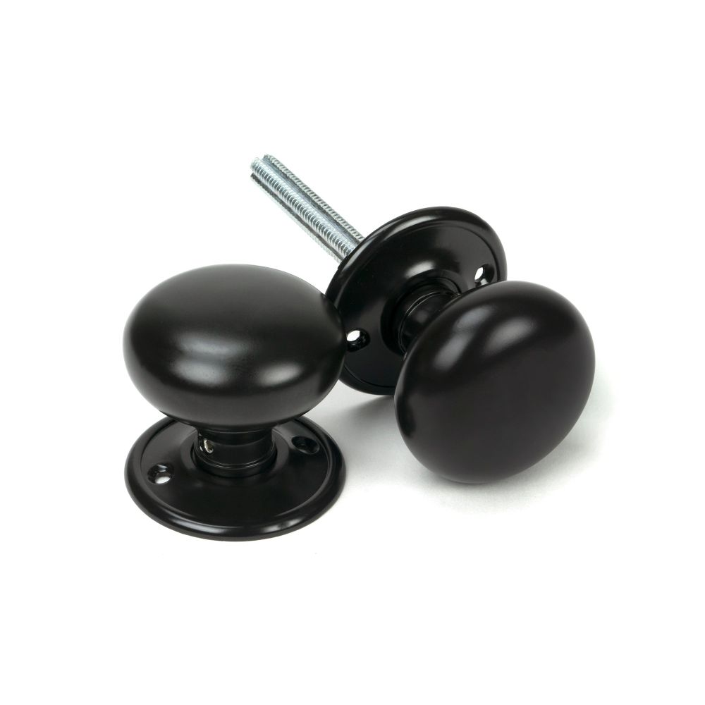 From The Anvil - Aged Bronze Mushroom Mortice/Rim Knob Set | Sku. 83944 | Trade Door Handles.