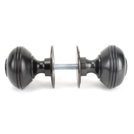 From The Anvil - Aged Bronze 63mm Prestbury Mortice/Rim Knob Set | Sku. 83946 | Trade Door Handles.