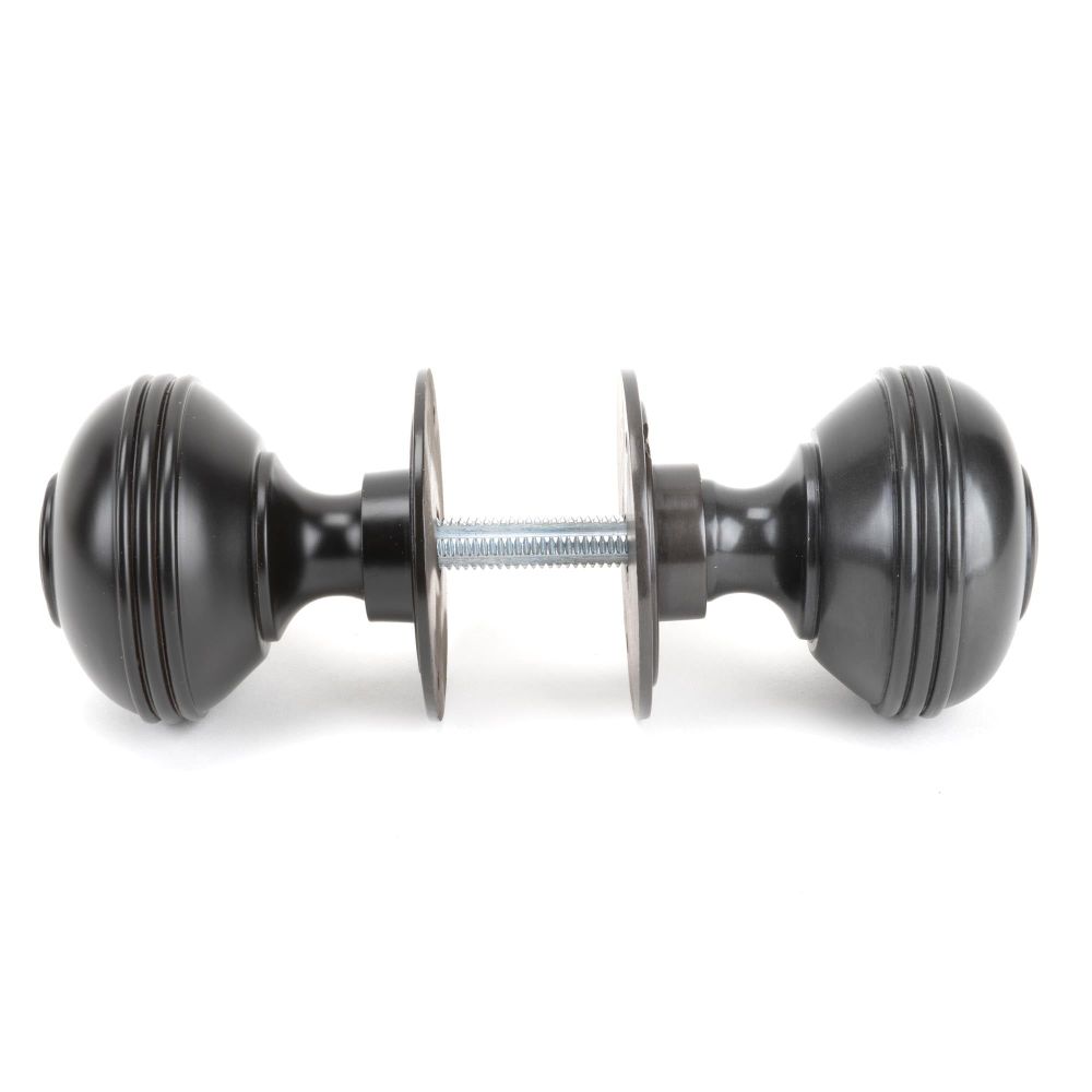 From The Anvil - Aged Bronze 63mm Prestbury Mortice/Rim Knob Set | Sku. 83946 | Trade Door Handles.