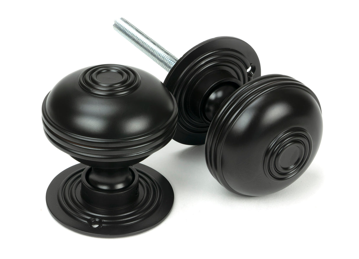 From The Anvil - Aged Bronze 63mm Prestbury Mortice/Rim Knob Set | Sku. 83946 | Trade Door Handles.