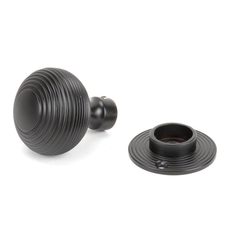 From The Anvil - Aged Bronze Heavy Beehive Mortice/Rim Knob Set | Sku. 83947 | Trade Door Handles.