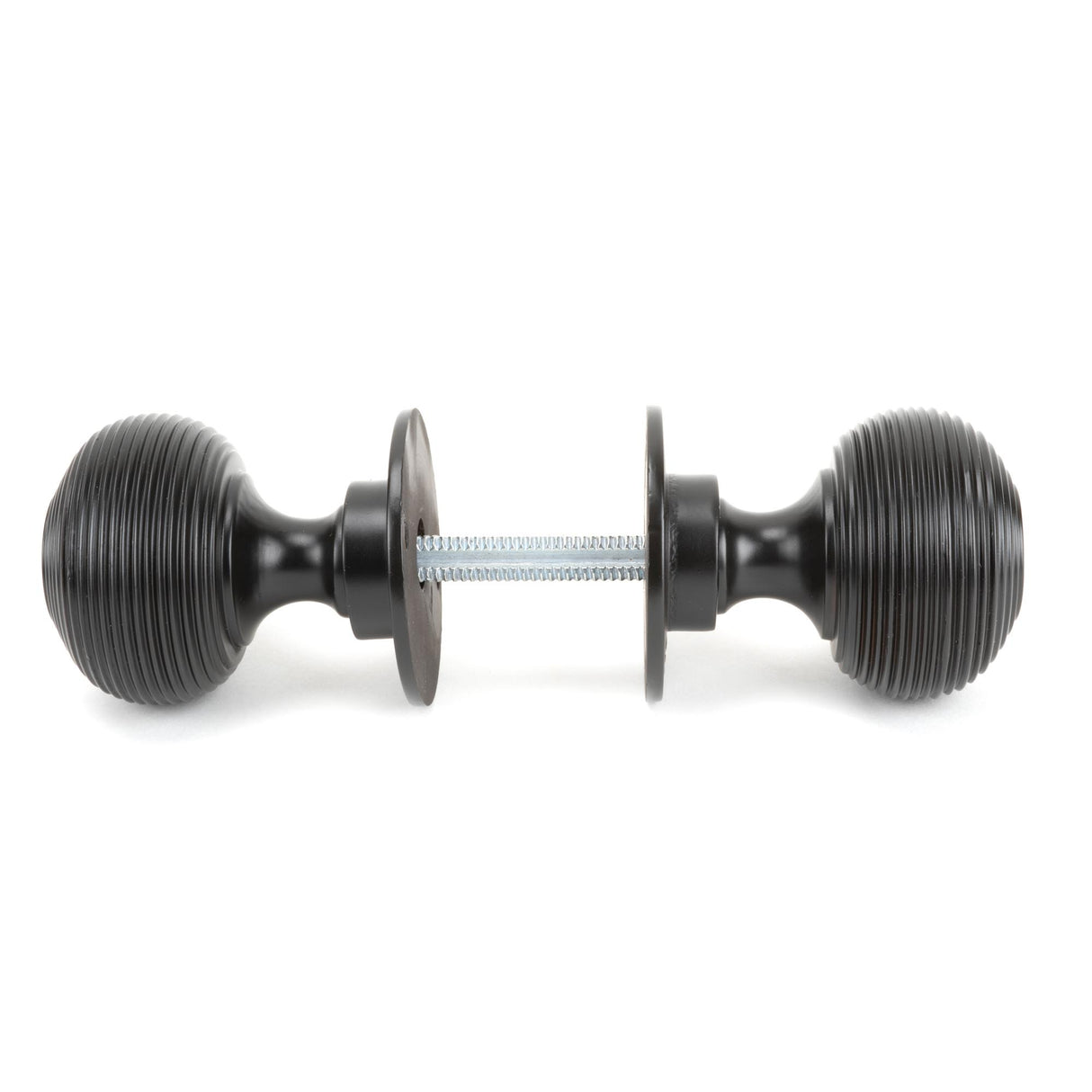From The Anvil - Aged Bronze Heavy Beehive Mortice/Rim Knob Set | Sku. 83947 | Trade Door Handles.