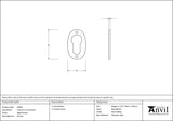 From The Anvil - Aged Bronze Oval Euro Escutcheon | Sku. 83949 | Trade Door Handles.