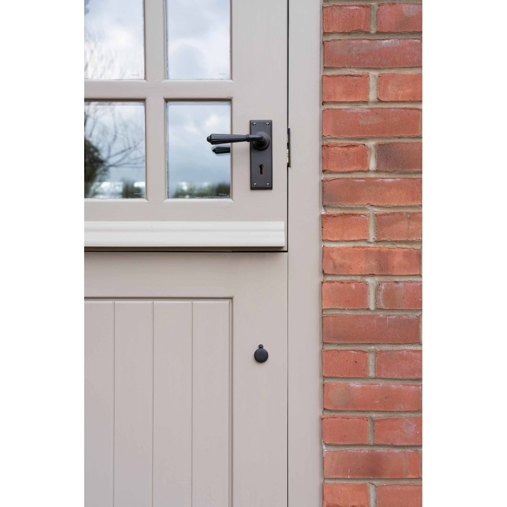 From The Anvil - Aged Bronze 30mm Round Escutcheon | Sku. 83951 | Trade Door Handles.